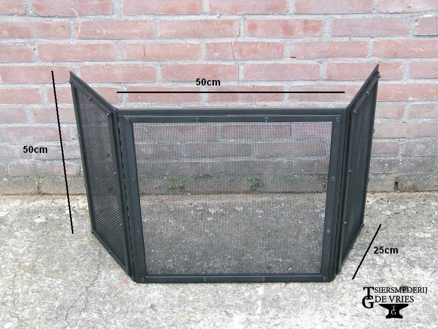 3 delig schanierend haardscherm