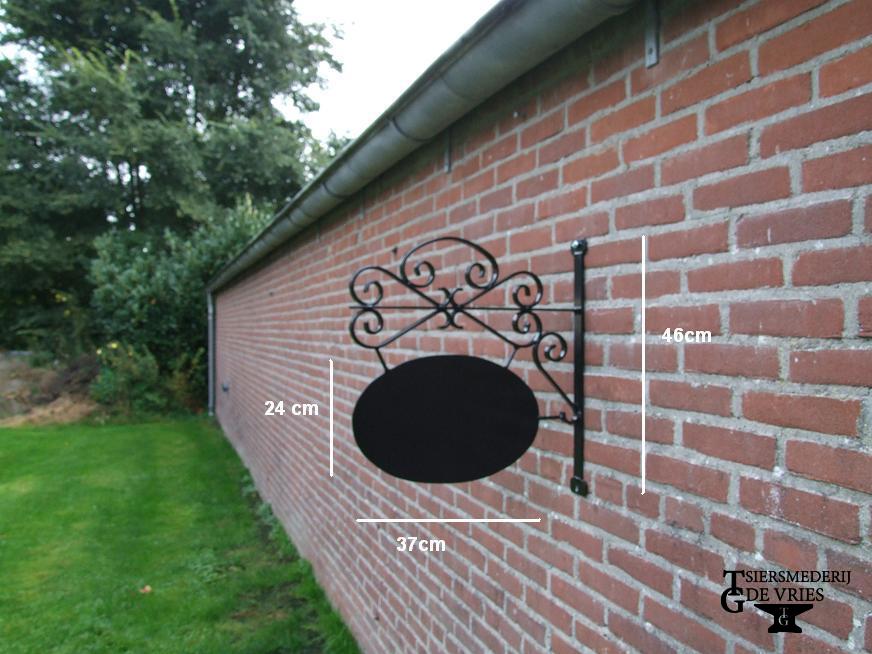 Sierlijk naambordje B