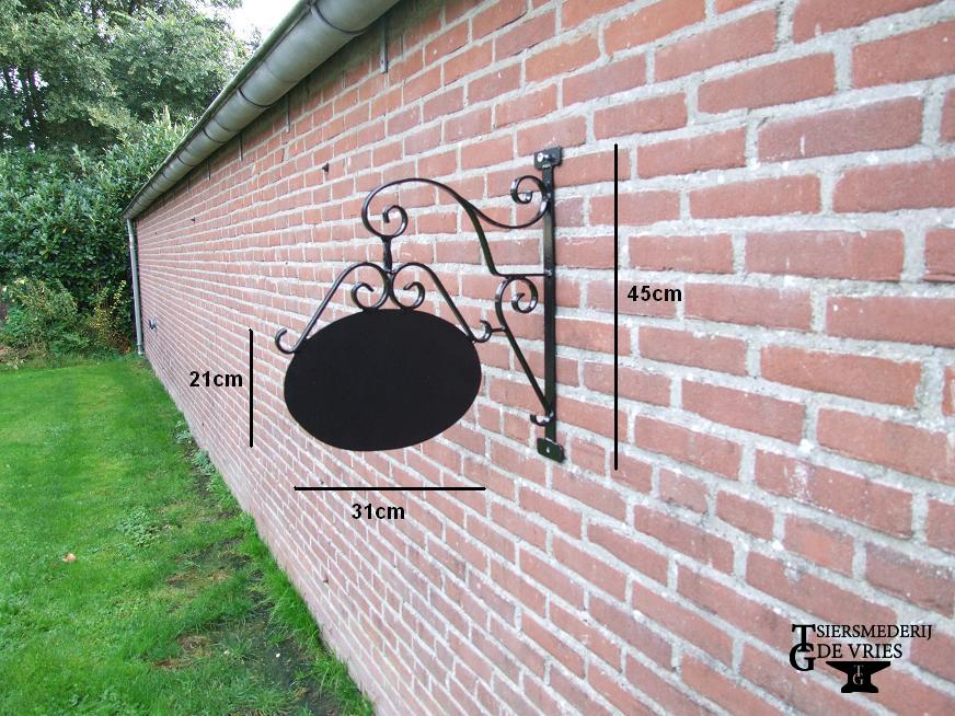 Sierlijk naambordje C