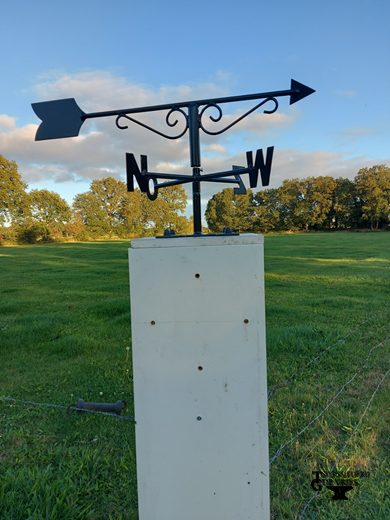 Windwijzer pijl met n-o-z-w - Afbeelding 2